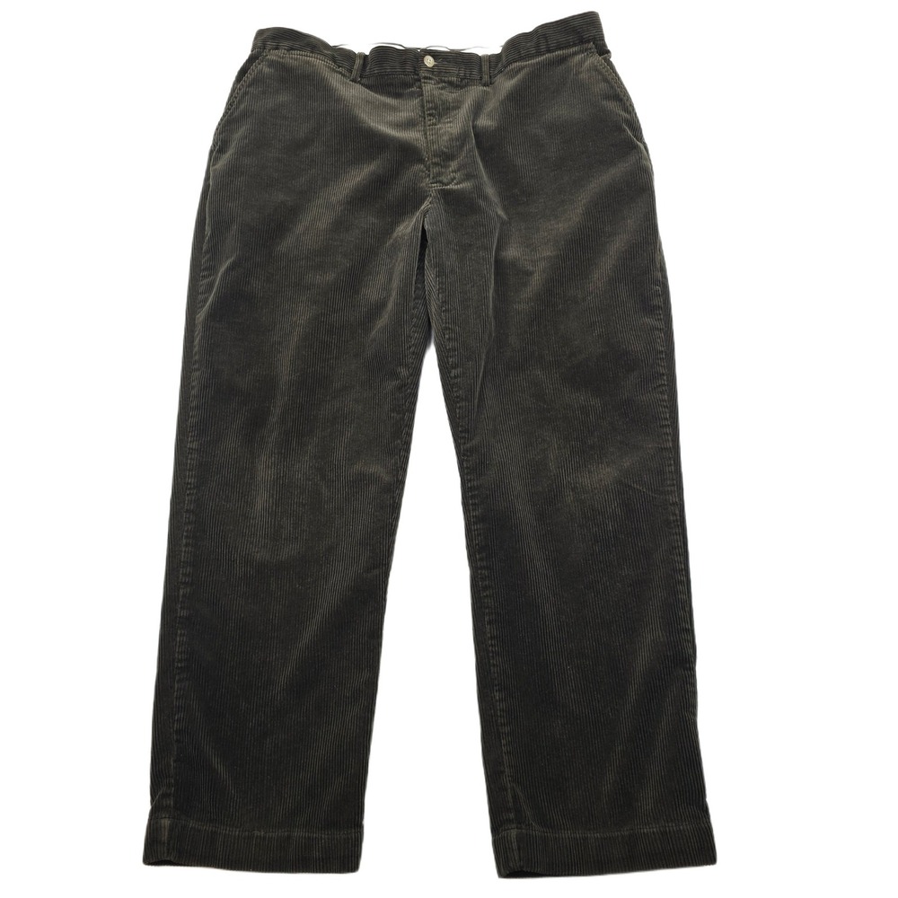 Polo‎ Ralph Lauren  Corduroy Pants Mens 40x29 Green Wide Wale Classic Fit